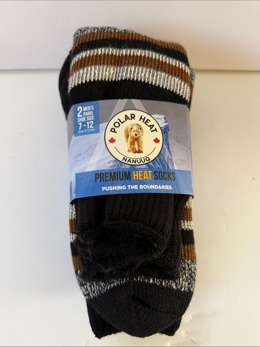 New Men’s Polar Heat 2 Pairs Premium Heat Socks